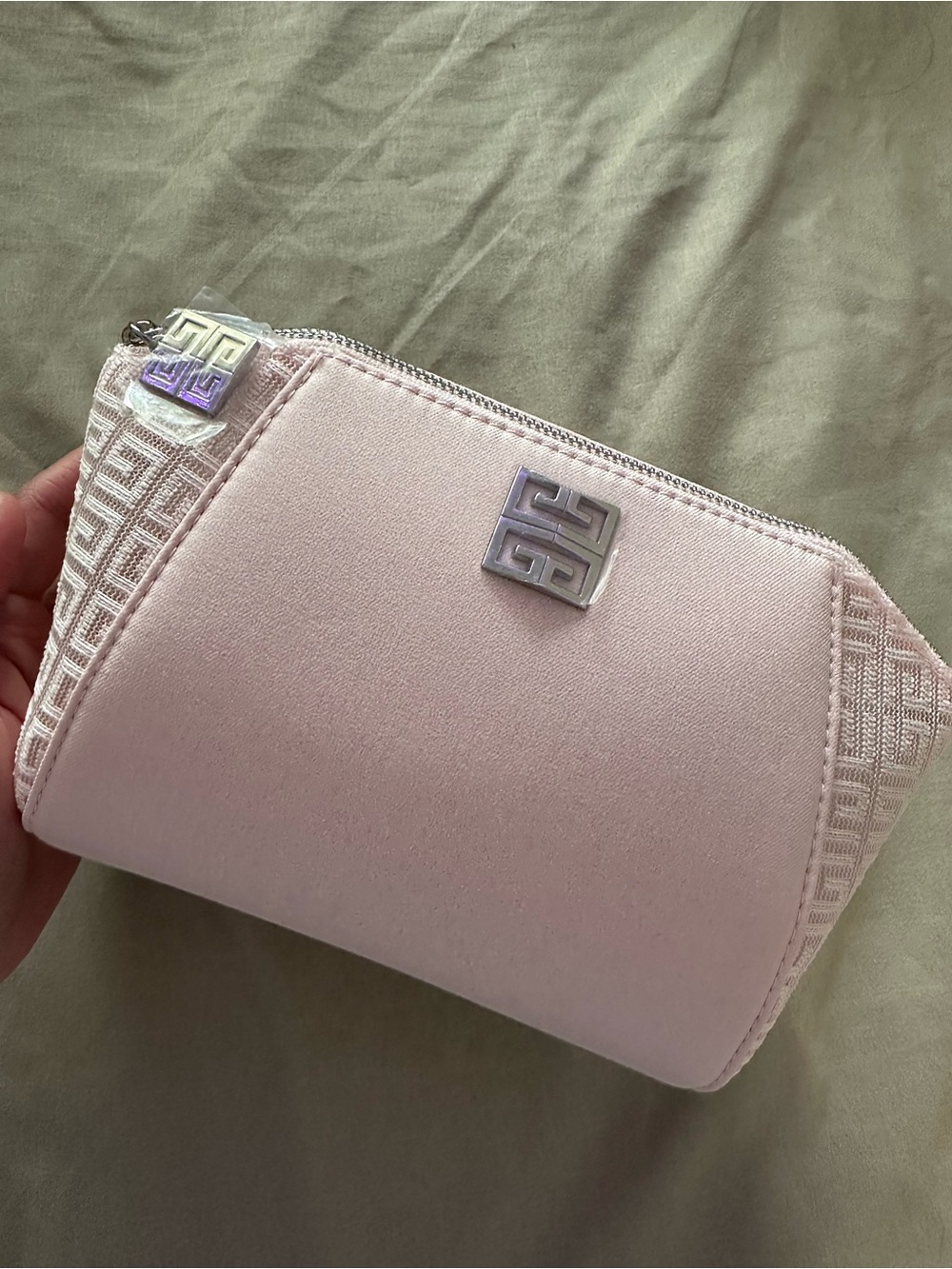 Givenchy Pale Pink Logo Cosmetic Pouch